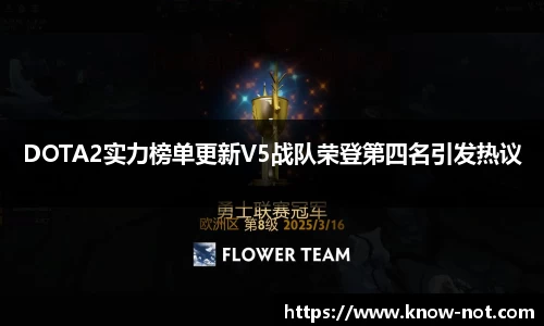 DOTA2实力榜单更新V5战队荣登第四名引发热议